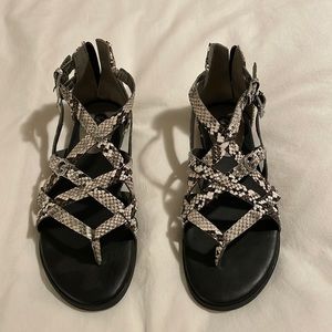 Caged sandals